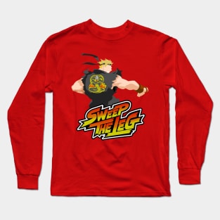 sweep the leg - cobra kai Long Sleeve T-Shirt